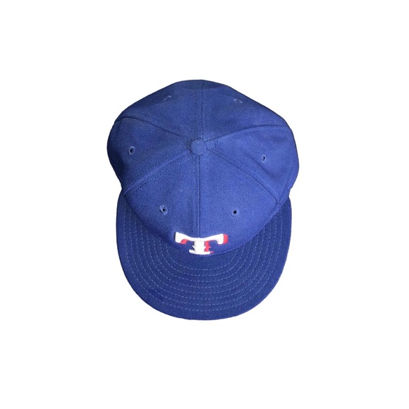 New Era Royal Blue Texas Rangers MLB On-Field 59FIFTY Fitted Baseball Hat Cap - Picture 2 of 5